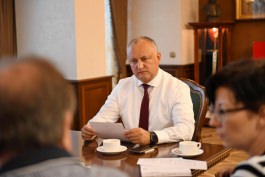 Igor Dodon a prezidat o ședință de lucru privind pregătirea și desfășurarea Festivalului „TEFI-Sodrujestvo” în Republica Moldova