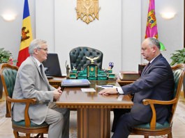 Президент Республики Молдова провел встречу с председателем Академии наук Молдовы