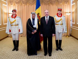 Președintele Nicolae Timofti a primit scrisorile de acreditare din partea ambasadorului statului Qatar, Mohammed bin Ali Mohammed Al-Maliki