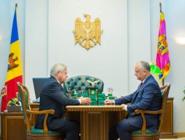 Șeful statului a avut o întrevedere cu președintele Uniunii Industriașilor și Antreprenorilor din Ucraina