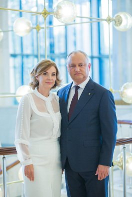Igor Dodon a ţinut un discurs în cadrul recepţiei oficiale oferite cu prilejul Zilei Independenţei Republicii Moldova
