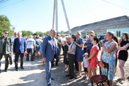 Игорь Додон принял участие в открытии памятника героям-освободителям в селе Думитрень