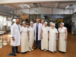 Șeful statului a vizitat Fabrica de brînzeturi ”Lactis”