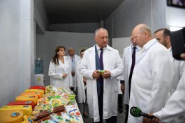 Șeful statului a vizitat Fabrica de brînzeturi ”Lactis”