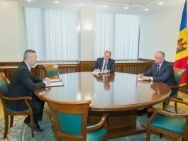 Президент Молдовы провел встречу с послом Словакии