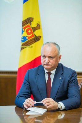 Președintele Moldovei a avut o întrevedere cu Ambasadorul Slovaciei