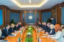 Președintele Republicii Moldova a avut o întrevedere cu președintele Consiliului de Administrare al companiei „Gazprom"