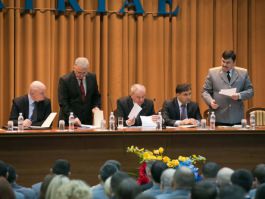 Президент Николае Тимофти участвовал в заседании коллегии Службы информации и безопасности