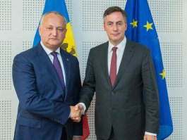 Президент Республики Молдова провел встречу с Председателем комиссии Европейского Парламента по внешним связям