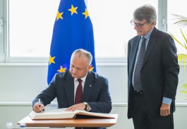 Президент Республики Молдова встретился с Председателем Европейского Парламента
