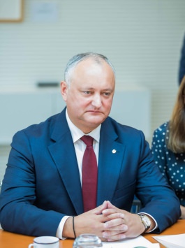 Președintele Republicii Moldova a avut o întrevedere cu Președintele Parlamentului European