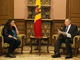 Президент Николае Тимофти встретился с главой миссии ОБСЕ в Республике Молдова Дженнифер Ли Браш