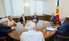 Șeful statului a avut o întrevedere cu reprezentanții Academiei de Științe a Moldovei