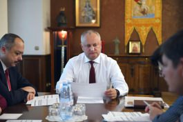 Igor Dodon a prezidat o ședință de lucru privind desfășurarea Festivalului „TEFI-Sodrujestvo”