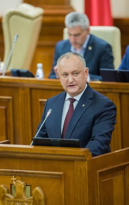 Președintele Republicii Moldova a ținut un discurs la deschiderea noii sesiuni a Parlamentului