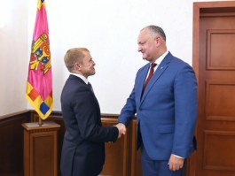 Игорь Додон провел встречу с главой объединения малого и среднего бизнеса России