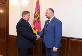 Президент Республики Молдова провел встречу с заместителем губернатора Брянской области