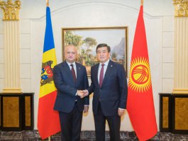 Президент Республики Молдова провел встречу с Президентом Республики Кыргызстан