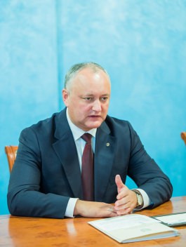 Președintele Republicii Moldova a avut o întrevedere cu Președintele Republicii Kîrgîzstan