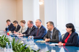 Președintele Republicii Moldova a avut o întrevedere cu Federica Mogherini