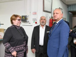 Șeful statului a vizitat SRL „INFINITextil” din Bălți