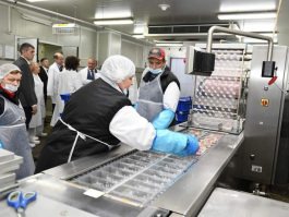 Президент посетил бельцкий мясокомбинат Basarabia Nord
