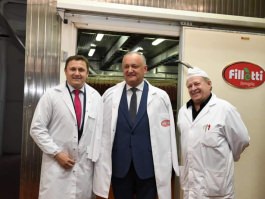 Președintele țării a vizitat combinatul de carne „Basarabia Nord” din Bălți