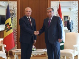 Президент Республики Молдова провел встречу с Президентом Республики Таджикистан