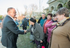 Igor Dodon a vizitat raionul Ocnița