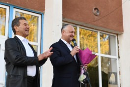 Șeful statului a purtat o discuție cu locuitorii satului Sadova
