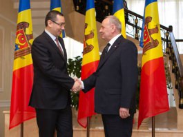 Президент Николае Тимофти встретился с премьер-министром Румынии Виктором Понтой
