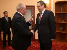 Președintele Nicolae Timofti a avut o întrevedere cu prim-ministrul României, Victor Ponta