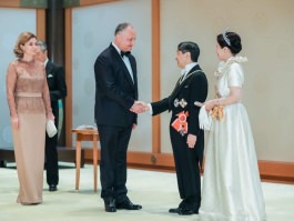 Președintele Republicii Moldova a participat la ceremonia de întronare a împăratului Japoniei