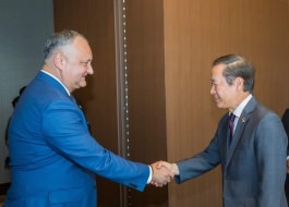 Глава государства провел встречу с вице-президентом Японского агентства по международному сотрудничеству