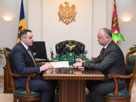 Șeful statului a avut o întrevedere cu președintele Consiliului de Administrație al companiei S.A. „Moldovagaz”