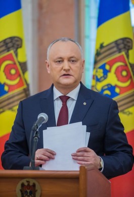 Președintele Republicii Moldova a susținut o conferință de presă în legătură cu căderea Guvernului Maiei Sandu