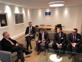 O delegație a Republicii Moldova întreprinde o vizită de lucru la Consiliul Europei.