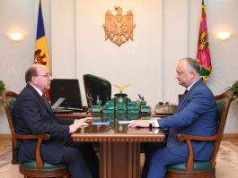 Президент Республики Молдова встретился с Послом Российской Федерации