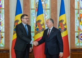 Președintele Republicii Moldova a primit scrisorile de acreditare din partea a șapte ambasadori