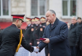 Глава государства принял участие в церемонии, посвященной 28-й годовщине создания Войск карабинеров