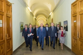 Președintele Republicii Moldova a avut o întrevedere cu guvernatorul orașului Sankt Petersburg