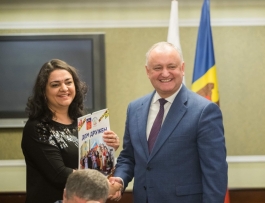 Igor Dodon a avut o întrevedere cu președinții diasporei moldovenești din circa 20 regiuni ale Rusiei
