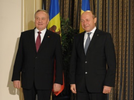 Президент Республики Молдова Николае Тимофти встретился со своим румынским коллегой Траяном Бэсеску