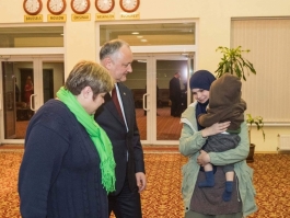 Datorită eforturilor Președintelui țării, din Siria în Moldova a fost repatriată familia Zabun
