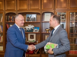 Президент Молдовы провел встречу с мэром Кишинева