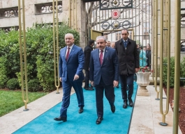 Președintele Moldovei a avut o întrevedere cu președintele Marii Adunări Naționale a Turciei