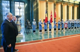 Президент Молдовы встретился в Анкаре с Президентом Турции