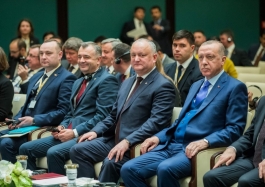 Igor Dodon și Recep Tayyip Erdogan au prezidat ședința Consiliului de Cooperare Strategică la Nivel Înalt între Moldova și Turcia