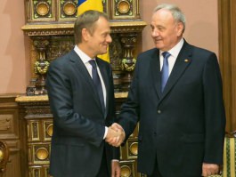 Президент Николае Тимофти встретился с премьер-министром Республики Польша Дональдом Туском