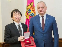 Президент Республики Молдова провел встречу с Послом Японии